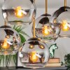 Koyoto lampa sufitowa, kula świetlna złoty, czarny, 5-punktowe
