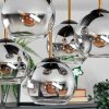Koyoto lampa sufitowa, kula świetlna złoty, czarny, 5-punktowe