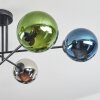Gastor lampa sufitowa, kula świetlna 80 cm niebeieski, chrom, zielony, miedziany, przydymiony, 6-punktowe