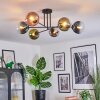 Gastor lampa sufitowa, kula świetlna 80 cm niebeieski, chrom, zielony, przezroczysty, miedziany, przydymiony, 6-punktowe
