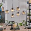 Koyoto lampa wisząca, kula świetlna, lampa wisząca bursztynowy, przezroczysty, 6-punktowe