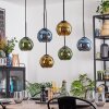 Koyoto Lampa wisząca, Kula świetlna, Lampa wisząca Niebeieski, Złoty, Zielony, 6-punktowe Koyoto Lampa wisząca, Kula świetlna, Lampa wisząca Niebeieski, Złoty, Zielony, 6-punktowe