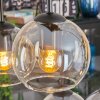 Koyoto lampa wisząca, kula świetlna, lampa wisząca bursztynowy, przezroczysty, przydymiony, 6-punktowe