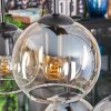 Koyoto Lampa wisząca, Kula świetlna, Lampa wisząca W kolorze bursztynu, Przezroczysty, Przydymiony, 6-punktowe