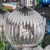 Ripoll lampa wisząca, kula świetlna, lampa wisząca przezroczysty, przydymiony, 6-punktowe