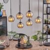 Koyoto lampa wisząca, kula świetlna, lampa wisząca bursztynowy, 6-punktowe