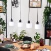 Bassagoda lampa wisząca, lampa wisząca kolory naturalne, czarny, 4-punktowe