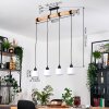 Bassagoda lampa wisząca, lampa wisząca kolory naturalne, czarny, 4-punktowe
