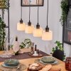 Bassagoda lampa wisząca, lampa wisząca kolory naturalne, czarny, 4-punktowe