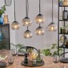 Koyoto lampa wisząca, kula świetlna, lampa wisząca przezroczysty, przydymiony, 6-punktowe