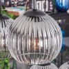 Koyoto lampa wisząca, kula świetlna, lampa wisząca przezroczysty, przydymiony, 6-punktowe
