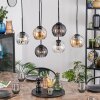 Koyoto lampa wisząca, kula świetlna, lampa wisząca bursztynowy, przezroczysty, przydymiony, 6-punktowe