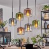 Lauden Lampa wisząca, Lampa wisząca Niebeieski, Zielony, Przezroczysty, W kolorze miedzi, 6-punktowe