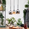 Koyoto lampa wisząca, kula świetlna, lampa wisząca kolory naturalne, czarny, 3-punktowe
