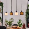 Bassagoda Lampa wisząca, Lampa wisząca Ecru, Czarny, 4-punktowe