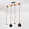 Bassagoda Lampa wisząca, Lampa wisząca Ecru, Czarny, 4-punktowe