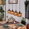 Cando Lampa wisząca, Lampa wisząca Ecru, Czarny, 4-punktowe