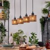 Cando Lampa wisząca, Lampa wisząca Ecru, Czarny, 4-punktowe