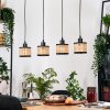 Ramila Lampa wisząca, Lampa wisząca Ecru, Czarny, 4-punktowe