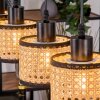 Ramila Lampa wisząca, Lampa wisząca Ecru, Czarny, 4-punktowe