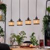 Ramila Lampa wisząca, Lampa wisząca Ecru, Czarny, 4-punktowe