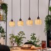 Bongal lampa wisząca, lampa wisząca kolory naturalne, czarny, 4-punktowe