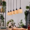 Cavaca lampa wisząca, lampa wisząca kolory naturalne, czarny, 5-punktowe