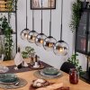 Koyoto lampa wisząca, kula świetlna, lampa wisząca kolory naturalne, czarny, 5-punktowe