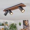 Dalan Lampa sufitowa, Spot sufitowy LED Ecru, Czarny, 3-punktowe