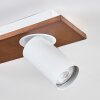 Dalan Lampa sufitowa, Spot sufitowy LED Ecru, Biały, 3-punktowe
