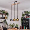 Koyoto Lampa wisząca, Kula świetlna, Lampa wisząca Ecru, Czarny, 3-punktowe