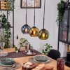 Koyoto Lampa wisząca, Kula świetlna, Lampa wisząca Ecru, Czarny, 3-punktowe