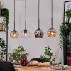 Koyoto lampa wisząca, kula świetlna, lampa wisząca kolory naturalne, czarny, 4-punktowe