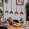 Koyoto lampa wisząca, kula świetlna, lampa wisząca kolory naturalne, czarny, 4-punktowe