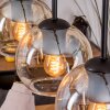 Koyoto lampa wisząca, kula świetlna, lampa wisząca kolory naturalne, czarny, 4-punktowe