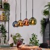 Koyoto lampa wisząca, kula świetlna, lampa wisząca kolory naturalne, czarny, 4-punktowe
