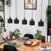 Bassagoda lampa wisząca, lampa wisząca kolory naturalne, czarny, 5-punktowe