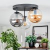 Gastor Lampa sufitowa, Kula świetlna 30 cm W kolorze bursztynu, Przezroczysty, Przydymiony, 3-punktowe