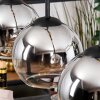 Koyoto Lampa wisząca, Kula świetlna, Lampa wisząca Ecru, Czarny, 4-punktowe