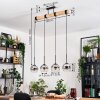 Koyoto Lampa wisząca, Kula świetlna, Lampa wisząca Ecru, Czarny, 4-punktowe