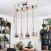 Koyoto Lampa wisząca, Kula świetlna, Lampa wisząca Ecru, Czarny, 4-punktowe