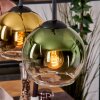 Koyoto Lampa wisząca, Kula świetlna, Lampa wisząca Ecru, Czarny, 4-punktowe
