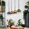 Koyoto Lampa wisząca, Kula świetlna, Lampa wisząca Ecru, Czarny, 4-punktowe