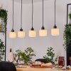 Bassagoda lampa wisząca, lampa wisząca kolory naturalne, czarny, 5-punktowe