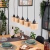 Granja lampa wisząca, lampa wisząca kolory naturalne, czarny, 5-punktowe