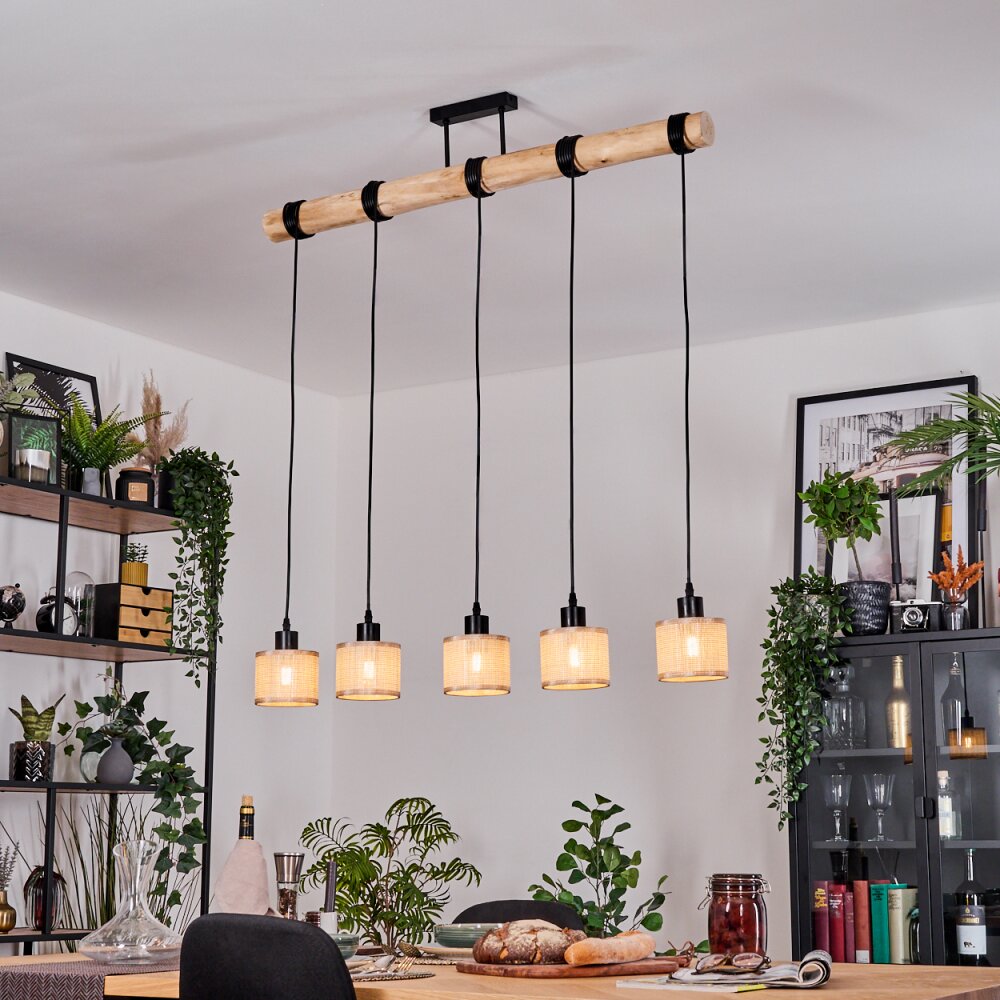Sabadim Lampa wisząca, Lampa wisząca Ecru, Czarny, 5-punktowe main product photo