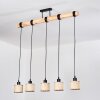 Sabadim Lampa wisząca, Lampa wisząca Ecru, Czarny, 5-punktowe
