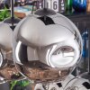 Ripoll Lampa wisząca, Kula świetlna, Lampa wisząca Chrom, Przydymiony, 6-punktowe