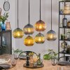 Koyoto Lampa wisząca, Kula świetlna, Lampa wisząca Niebeieski, Złoty, Zielony, W kolorze miedzi, 6-punktowe