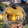 Koyoto lampa wisząca, kula świetlna, lampa wisząca niebeieski, złoty, zielony, przezroczysty, miedziany, 6-punktowe